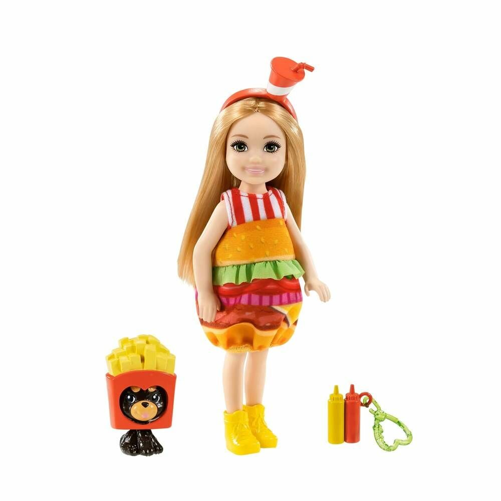 Barbie Kostümlü Chelsea ve Hayvancığı Oyun Setleri GHV69 GRP69