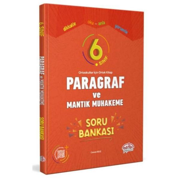 Editör 6.Sınıf Paragraf ve Mantık Muhakeme Soru Bankası