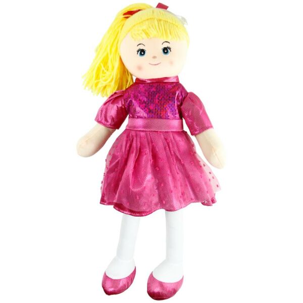 Parlak Elbiseli Bez Bebek 50 cm 950C