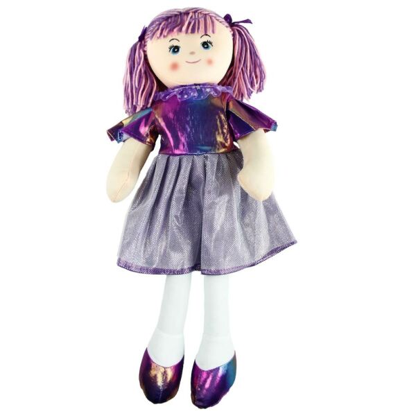 Parlak Elbiseli Bez Bebek 50 cm 950C