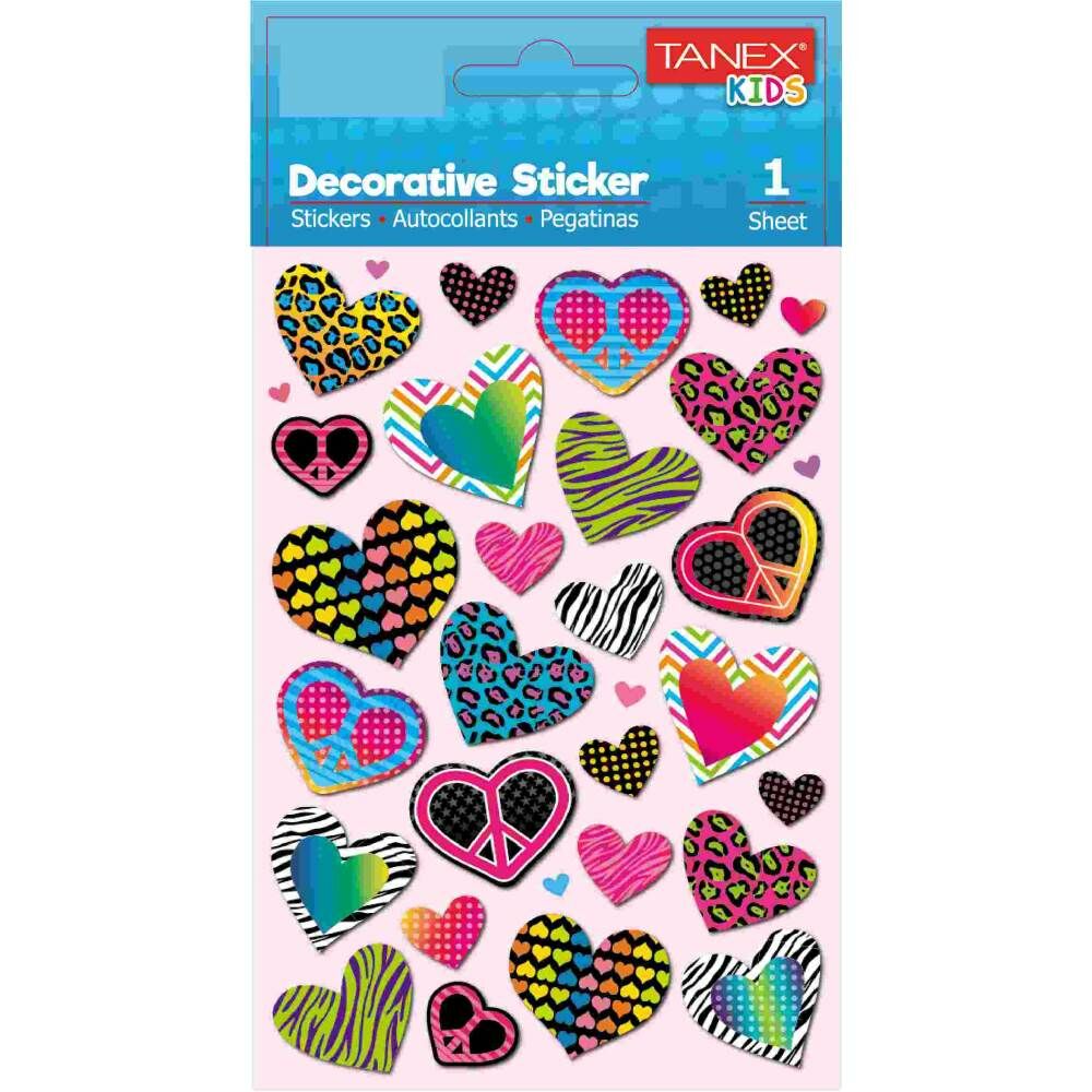 Tanex Sticker Kalp Serisi 25160
