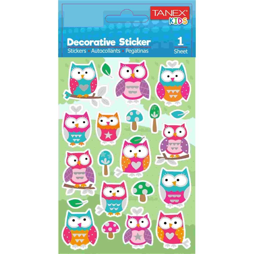 Tanex Sticker Baykuş Serisi 25153