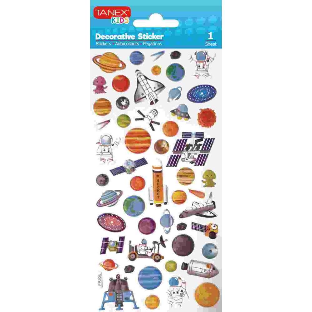 Tanex Sticker Uzay Serisi 25133