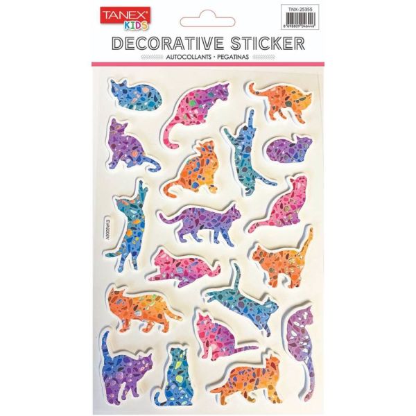 Tanex Stickers Kedi Balon Puffy 25355