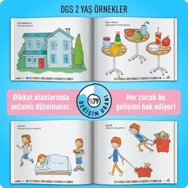 Adeda Neuro Via Sistemi ile Dikkat Güçlendirme Seti 3 Kitap 2 Yaş