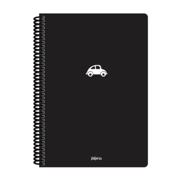 Mini 16x23 80 Yaprak Kareli Plastik Kapak Spiralli Defter 6298