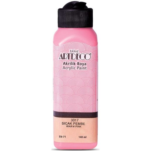 Artdeco Akrilik Boya 140 Ml Sıcak Pembe Y-070R-3017