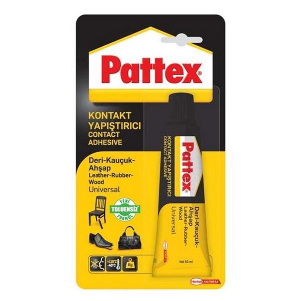 Pattex Deri Kauçuk Ahşap Yapıştıcı 50 g Tüp