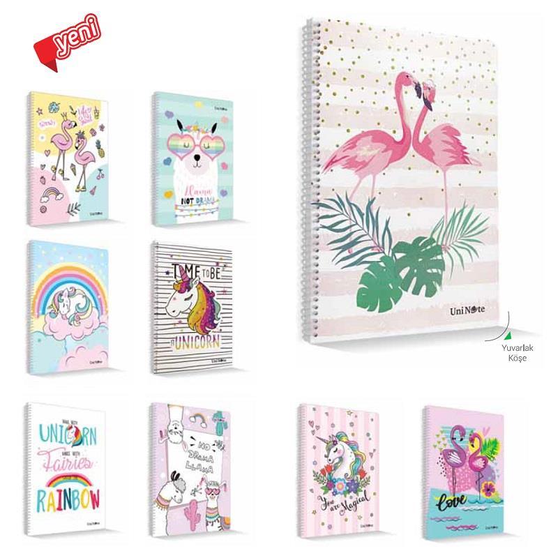 Dream A4 96 Yaprak Çizgili Plastik Kapak Spiralli Defter 72510