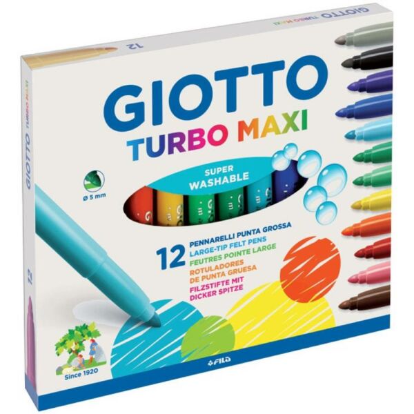 Gıotto Keçeli Kalem Turbo Maxı 12 Li 454000