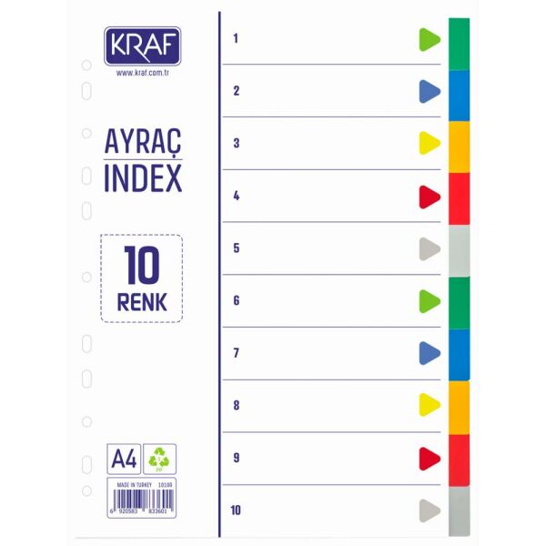 Kraf Seperatör 1010R 10 Renk