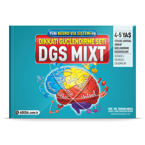 Adeda Neuro Via ile Dikkat Güçlendirme Seti Dgs Mixt 4-5 Yaş